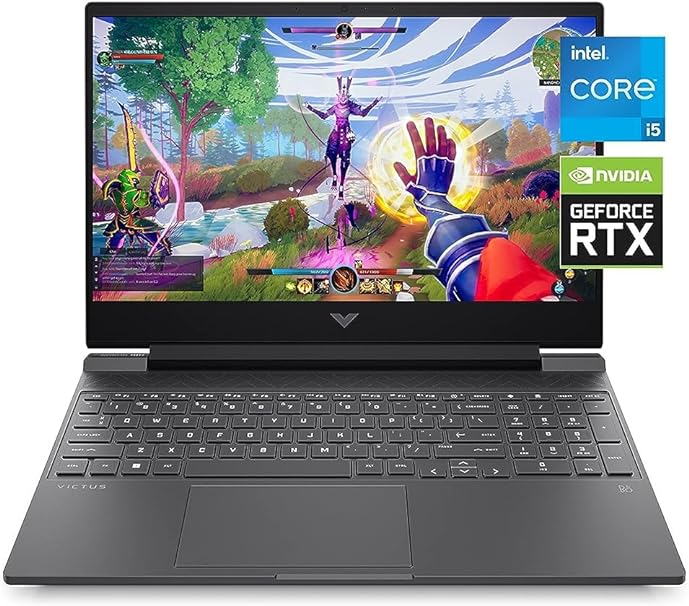 LAPTOP/NOTEBOOK HP VICTUS CI5-12500H 4.5GHZ-8GB-512GB SSD-TG RTX3050 8GB-RETROILUMINADO-15.6″FHD-W11