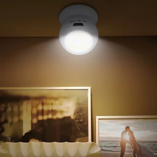 Luz Led Con Sensor De Movimiento Recargable