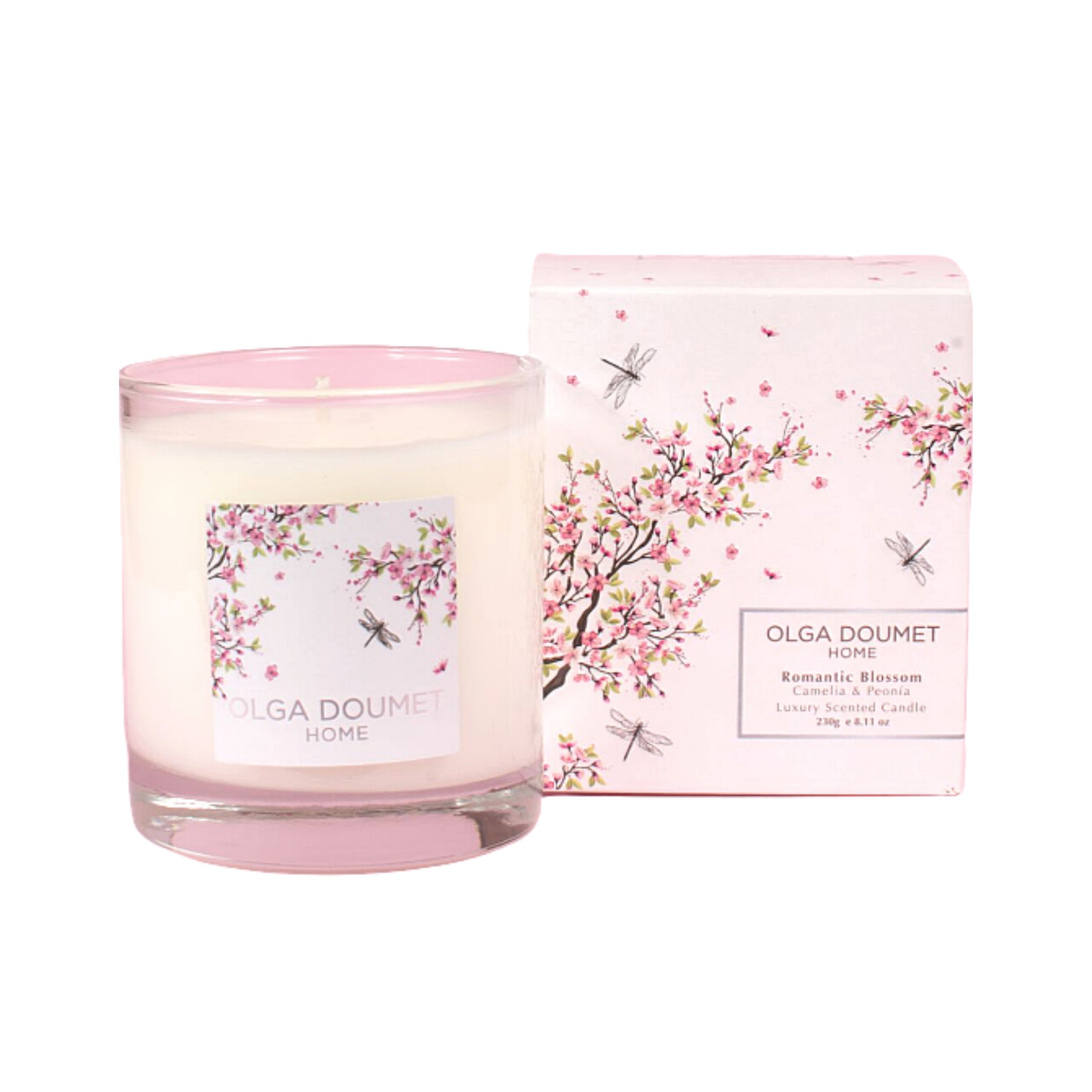 Vela Aromática Romantic Blossom 230g Olga Doumet