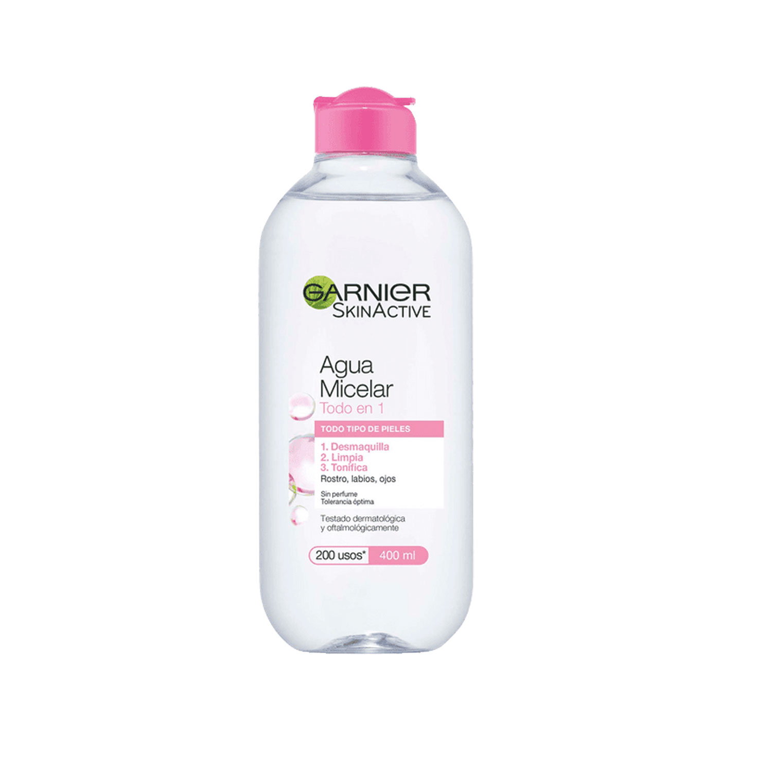 AGUA MICELAR TODO EN 1 PIEL SENSIBLE 400ML GARNIER