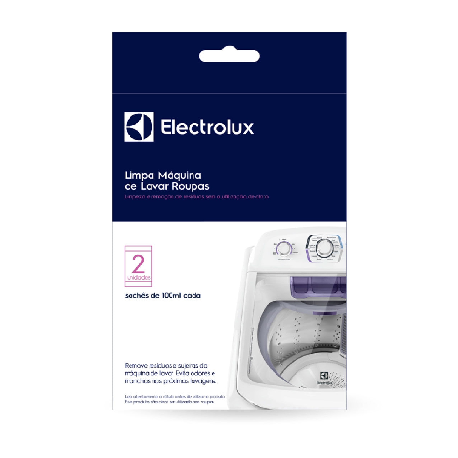 LIQUIDO LIMPIADOR LAVADORAS ELECTROLUX 80000723 100ML X2