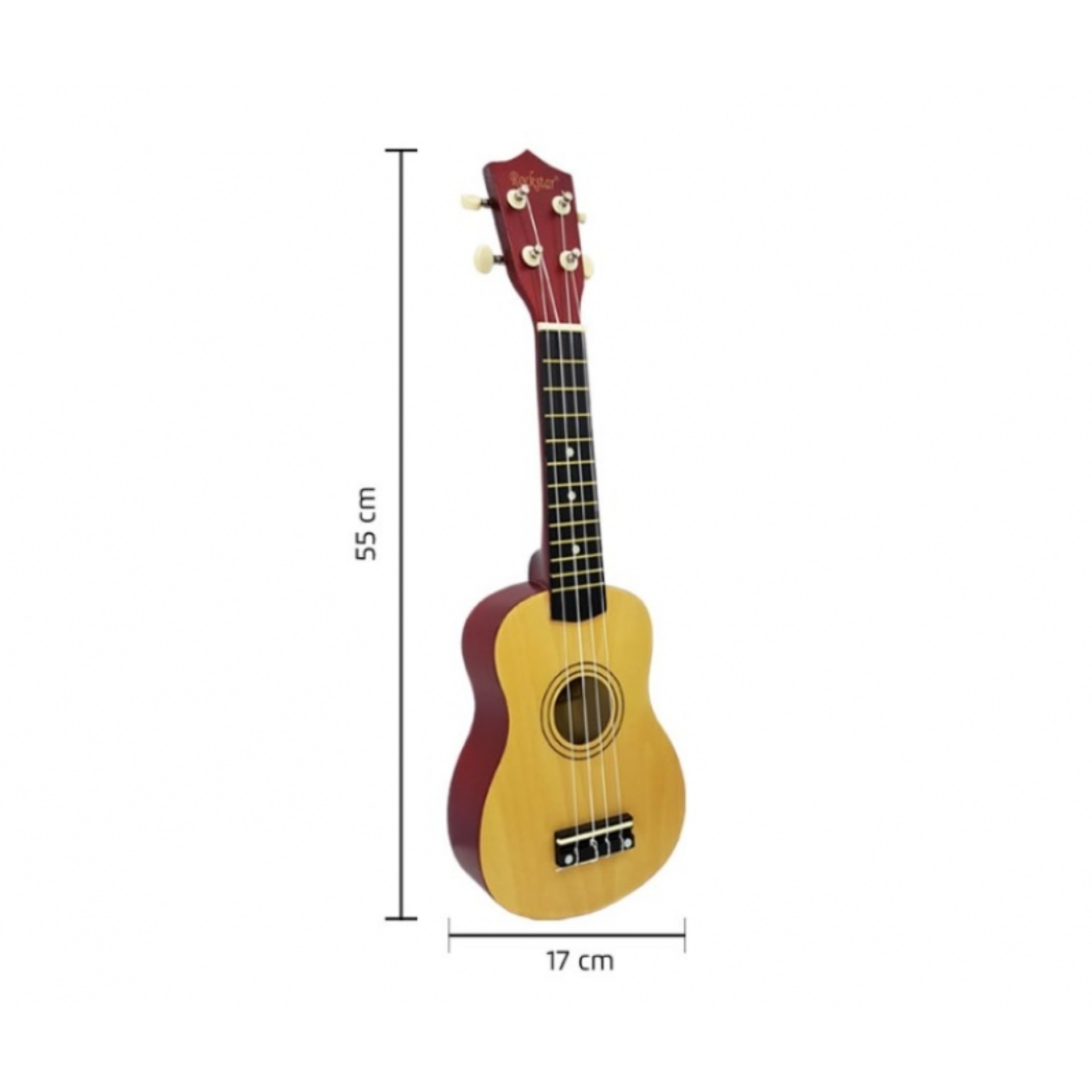 UKELELE SOPRANO 12 ENTRASTES COLOR CAFÉ