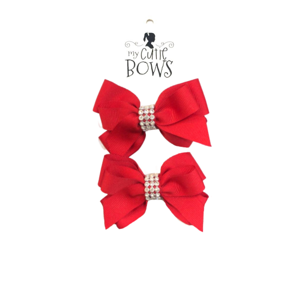 Vinchas X2 Lazo & Flor My Cutie Bows