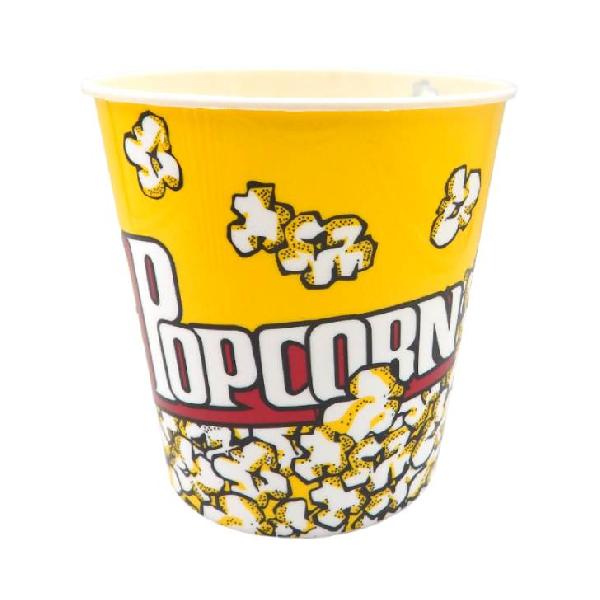 VASO POPCORN KISSU 14.5X17.5CM COLOR AMARILLO