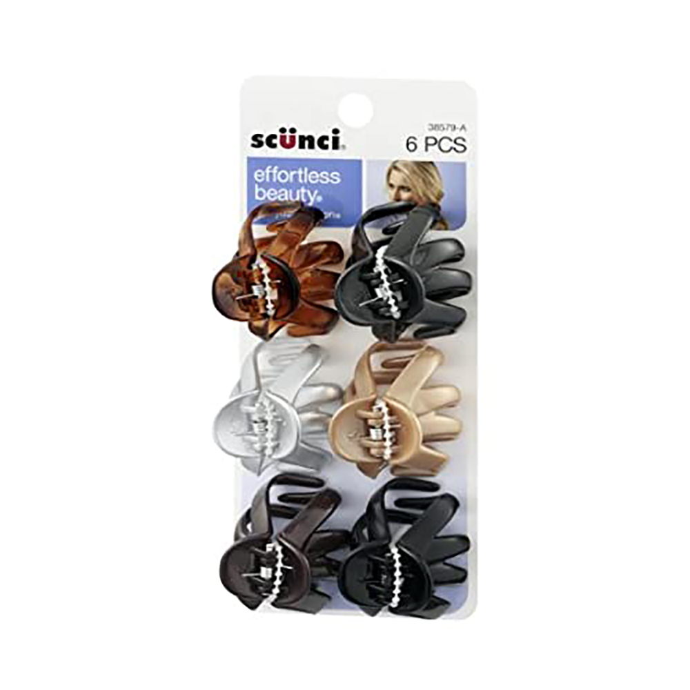 Vincha Mini Jaw Clip X6 Scunci