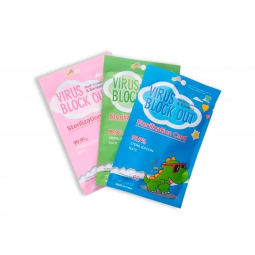 Tarjeta de Desinfección Anti-Viral Para Niños