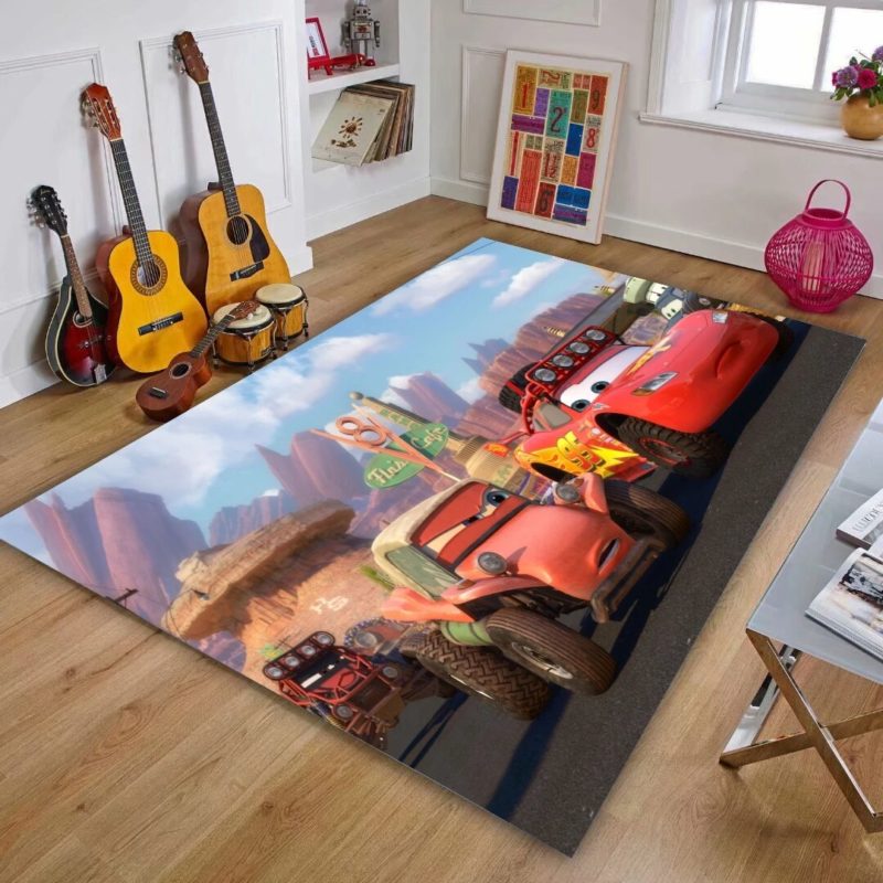 Alfombra Para Niños Diseño 3d Cars