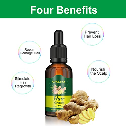 Aceite Esencial De Jengibre Para El Crecimiento Del Cabello