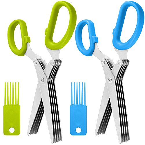 Tijera De Cocina 5 Hojas Multiusos