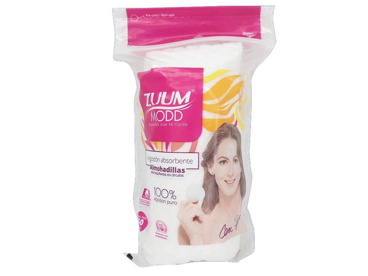 Algodón en Discos Desmaquillantes X50 Zuum
