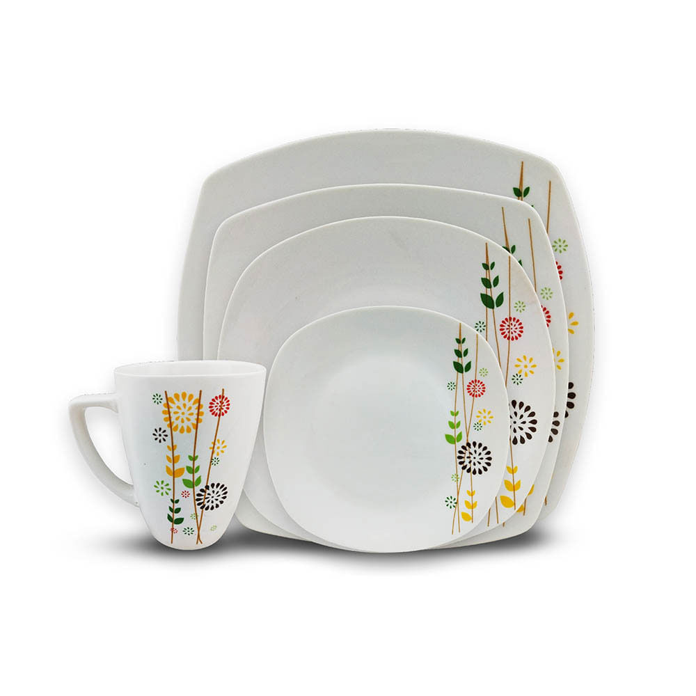 Umco Vajilla Cuadrada Oceano 20 Piezas 8845