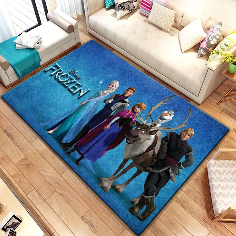 Alfombra Para Niños Diseño 3d Frozen