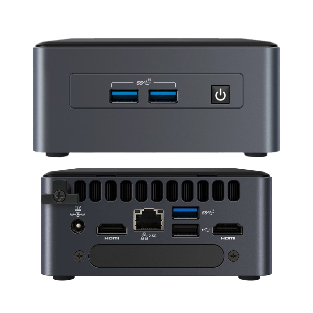 NUC I3 1115G4 8GB 256GB SSD 18.5″