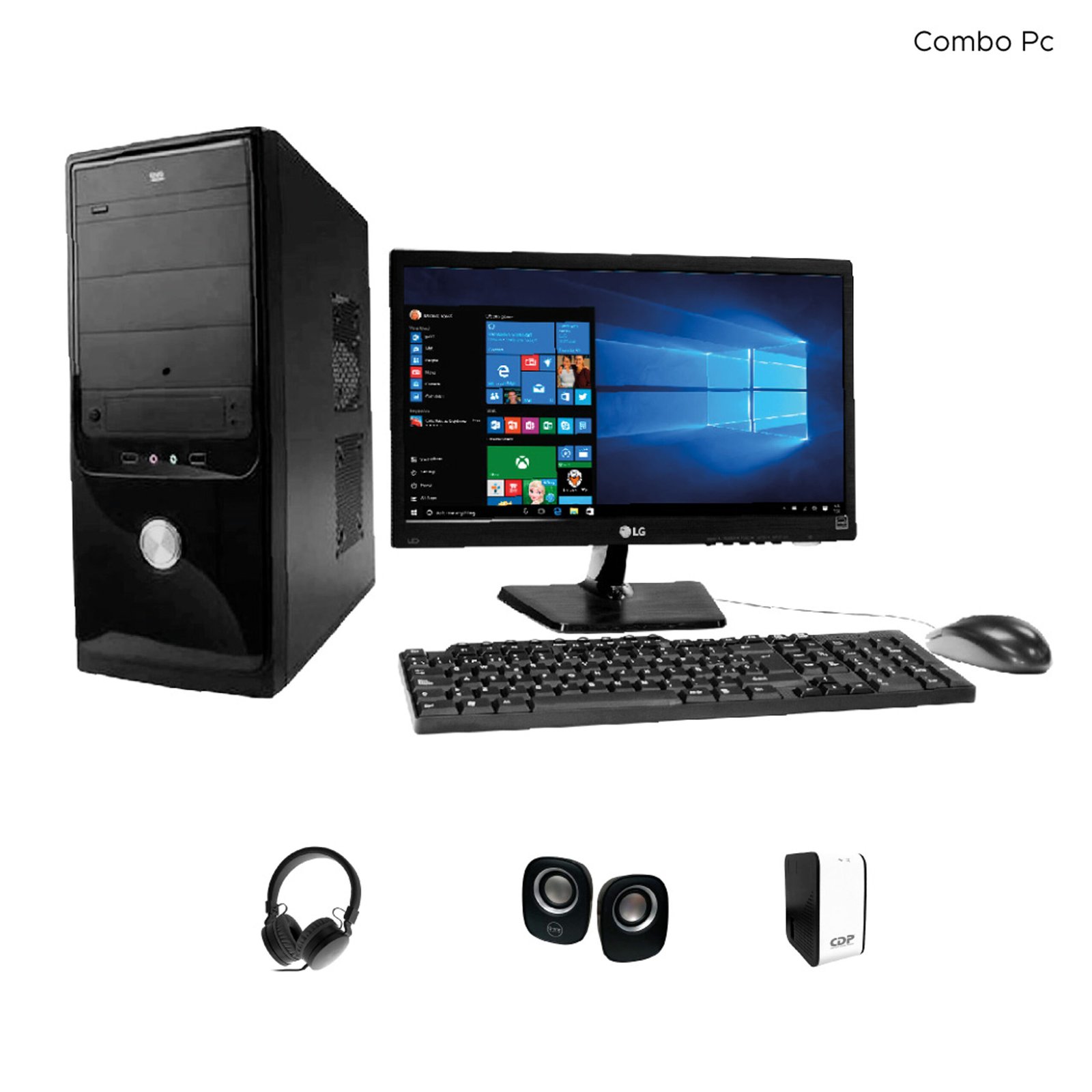 COMPUTADOR B450 RYZEN 5 4600G 8GB 1TB M2 18.5″