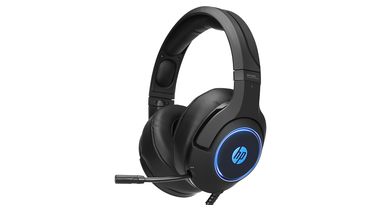 AUDIFONO + MICROFONO HP ON EAR CONECTOR USB NEGRO-AZUL