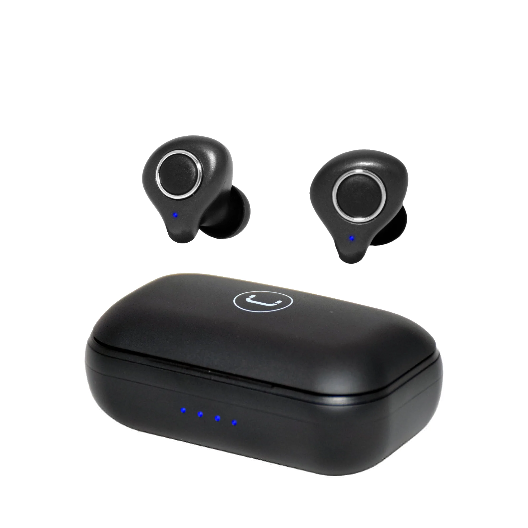 Audífono+micrófono Unno tekno Bold inalámbricos TWS negro