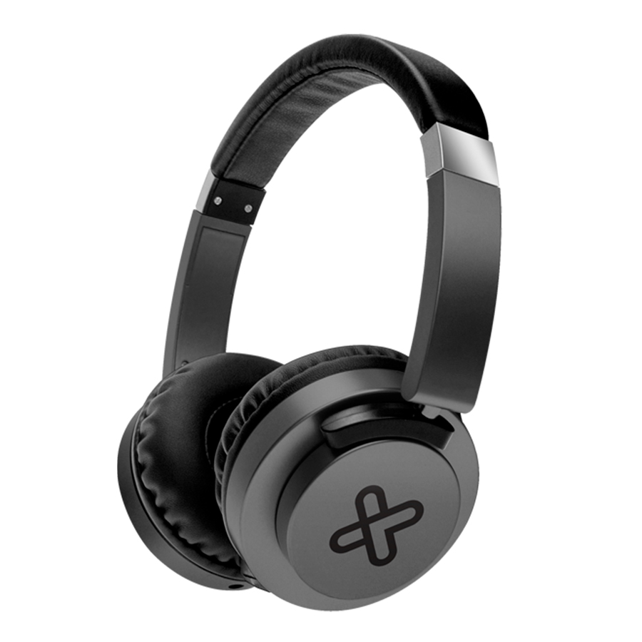 AUDIFONO + MICROFONO KLIP XTREME ON EAR 40mm – NEGRO 3.5mm