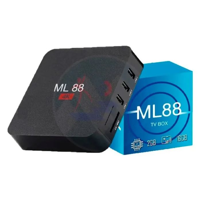 TV BOX M-LOGIC ML88 + 2GB, 16GB, USB, HDMI, RCA, SD