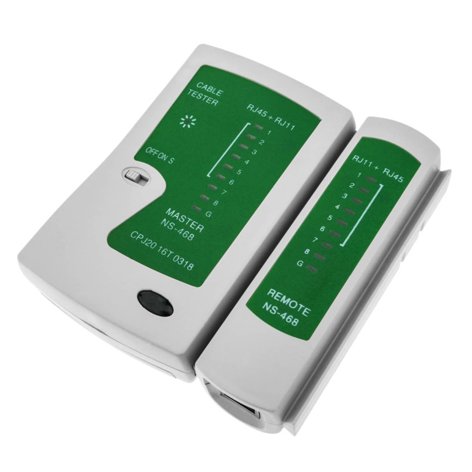 TESTER DE REDES INS RJ-45 + RJ11 – NSHL-468B UTP STP