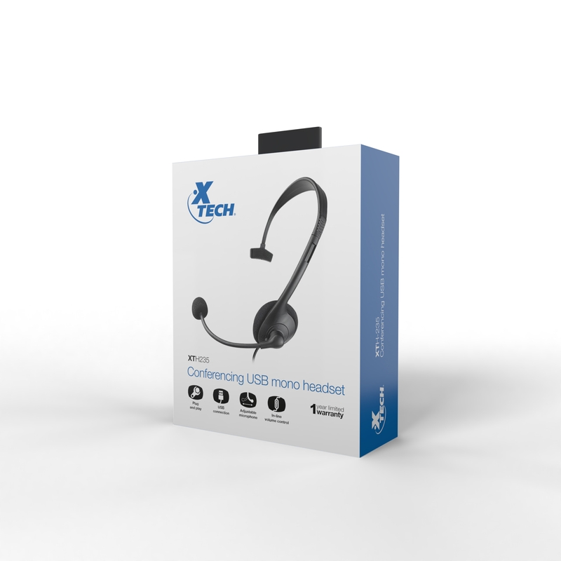 Xtech – XTH-235 – Headset – Para Conference / Para Computer