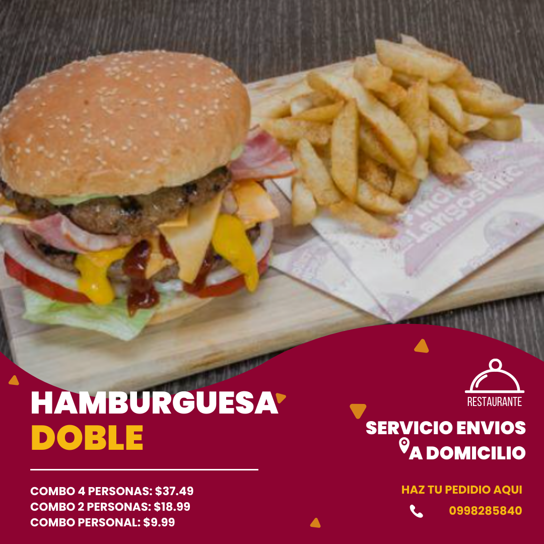 Hamburguesa Doble