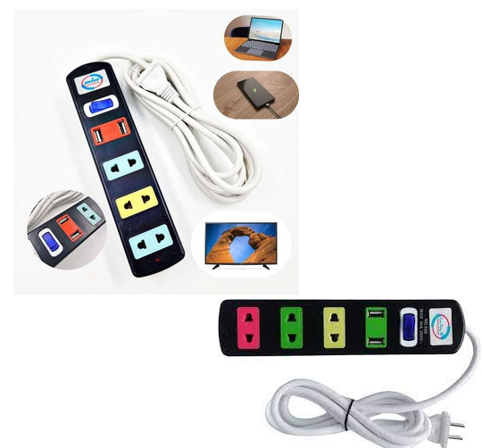 Toma De Corriente Extensión 4 Enchufes