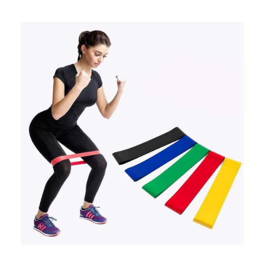 BANDAS DE RESISTENCIA 5 NIVELES:Kit 5 para ejercicios