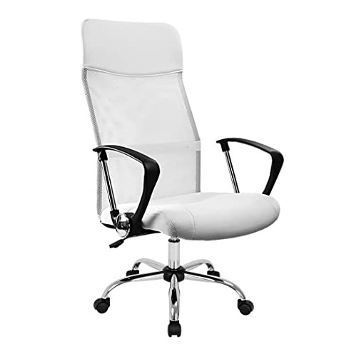 SILLA DE OFICINA CON ESTRUCTURA Y REJILLA PLÁSTICA