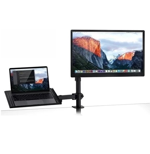 SOPORTE PARA LAPTOP Y PANTALLA EMPOTRABLE