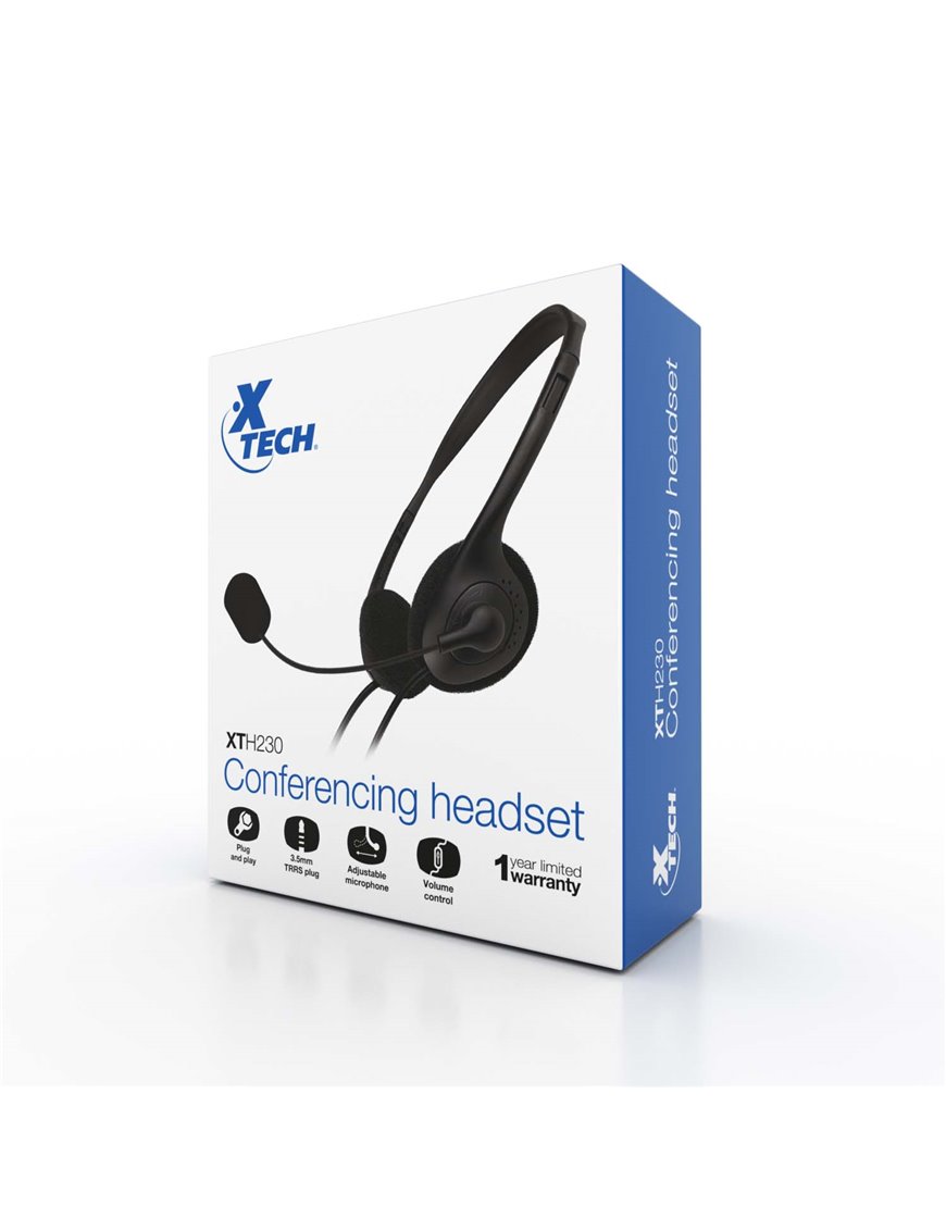 Xtech XTH-230 – Auricular – en oreja – cableado