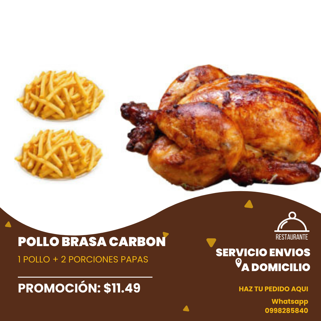 COMBO 1 Pollo+Papas