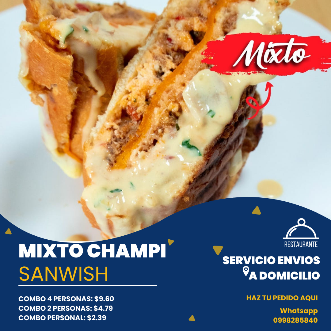 Sanwish mixto Champiñones